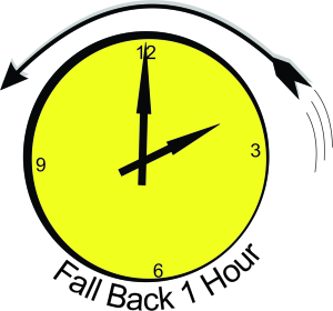 fall back clock